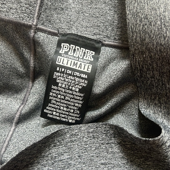 VS PINK/BLK MESH GYM PANTS/CAPRIS Sz.S - Picture 4 of 5